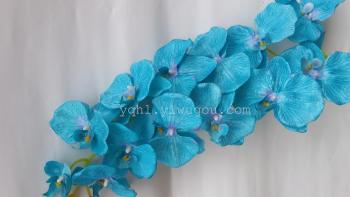 仿真花市場新寵 廠家直銷13頭壓紋蝴蝶蘭，打造高品質工藝禮品花卉